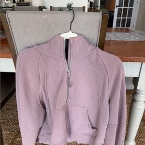 lululemon athletica Purple Women's Sweater Half Zip Scuba